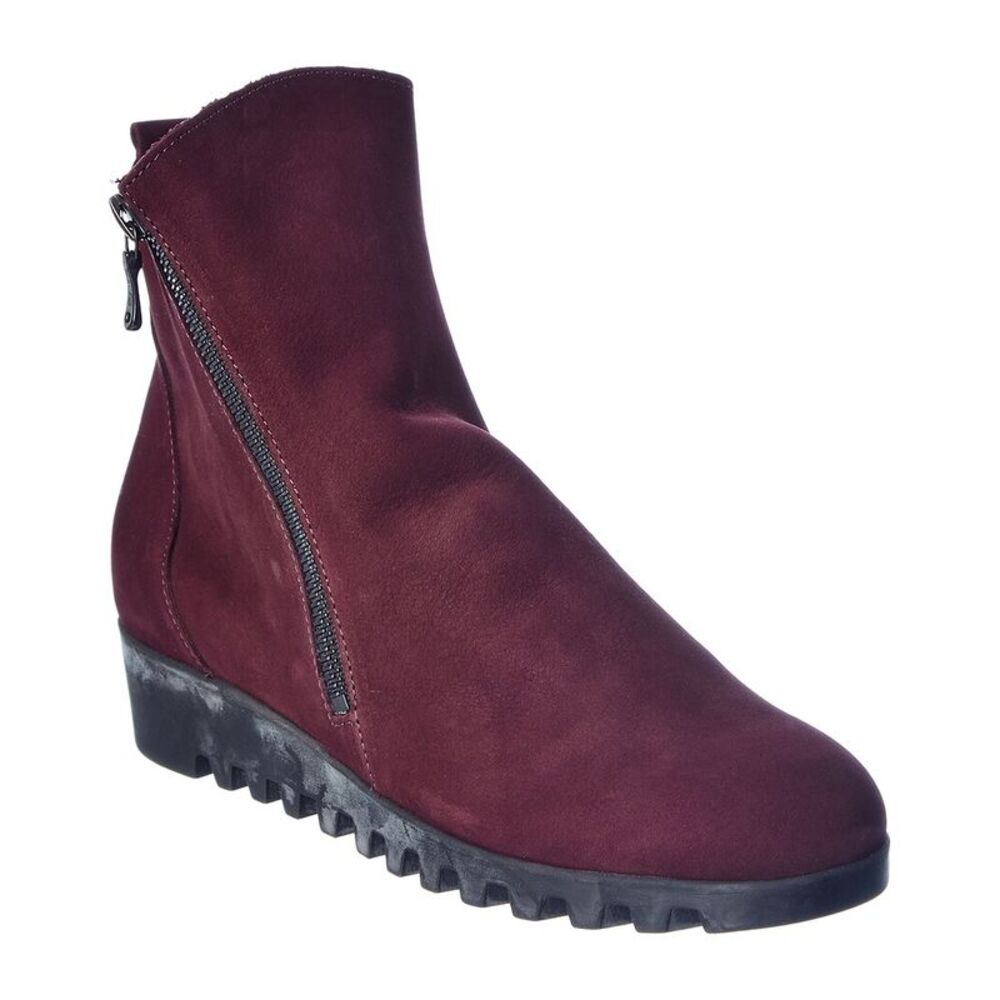 Arche Lomage Suede Bootie, Red